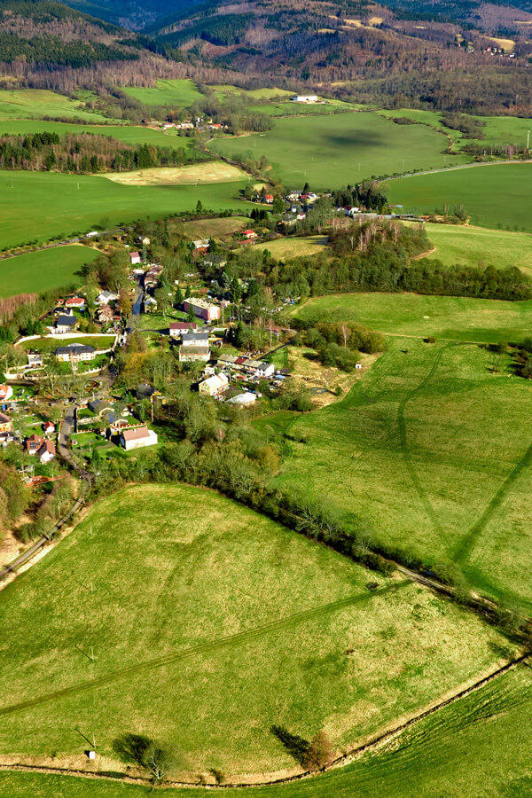 Resort Květnová fotka z dronu